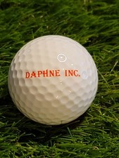 Vintage Ping Daphne Inc. White  Orange Multi-Colored Golf Ball Rare 4A