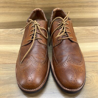 Rockport Mens Oxford Size 11 Brown Leather Wingtip Light Weight Comfort Rockport Mens Oxford Size 11 Brown Leather Wingtip Light  main image 2