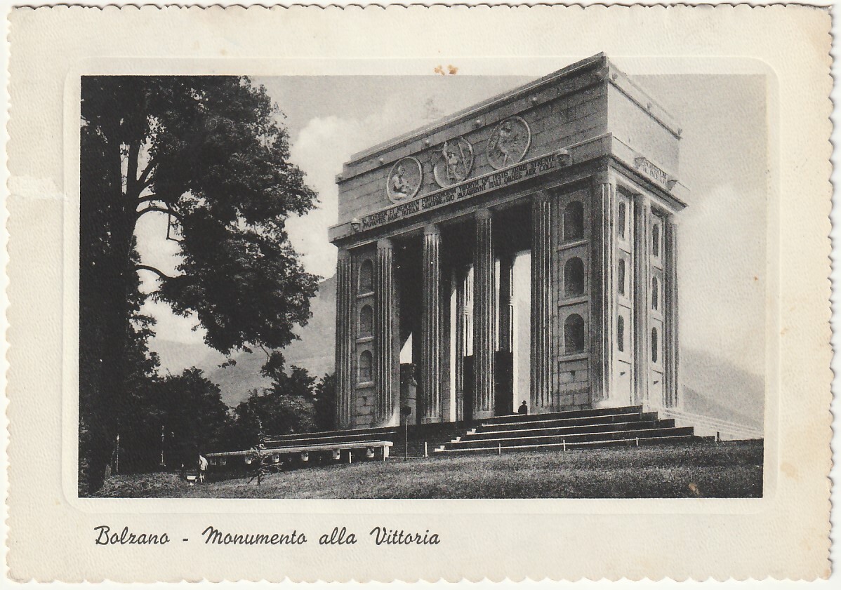 BOLZANO - MONUMENTO ALLA VITTORIA - VIAGG. 1960 -10486-