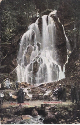 1906 AK Deutsches-Reich Bad Harzburg Radauwasserfall Panorama Wasserfall !!!! - Bild 1 von 2