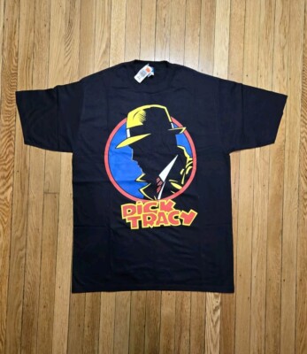 Vintage Disney Dick Tracy T Shirt Adult XL Movie Promo 90s Single