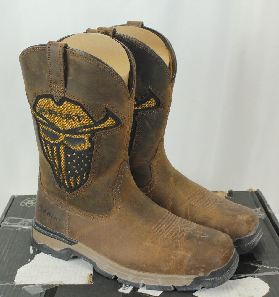 ARIAT REBAR FLEX WESTERN VENTTEK INCOGNITO MEN'S WORK BOOTS SIZE