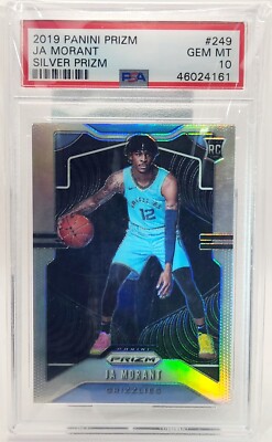 その他 2019-20 Panini Silver Prizm Ja Morant RC 2019 PANINI PRIZM SILVER PRIZM #249 RC JA MORANT PSA 10 ROOKIE | eBay