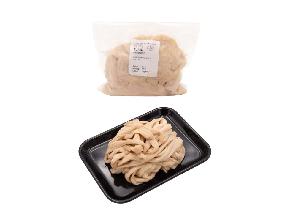 Mitteldarm Kaliber 60/65 1A Premiumqualität ca. 9 Mtr.