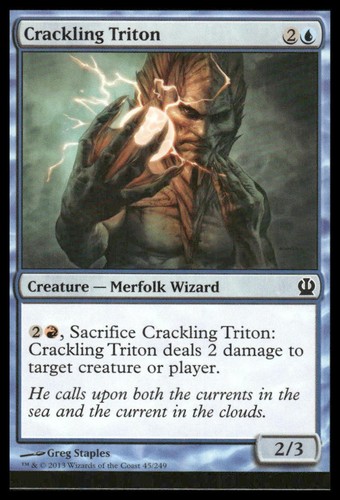 Theros #45 Crackling Triton