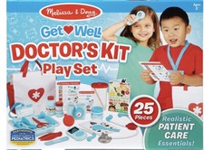 Melissa  Doug Get Well Doctor  s Kit Playset 25 Toy Pieces Ages 3 