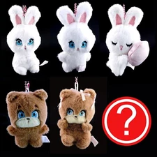Kawaii Foxy Illustration Gashapon Plush Keychain 1 Random Japanese Capsule Toy