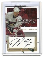 2003-04 BAP Ultimate Memorabilia Gold #70 Daymond Langkow Auto #10/35 (re 72870)