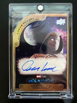 2023 UD MARVEL MOON KNIGHT LUNAR PHASES OSCAR ISAAC AS MOON KNIGHT #LPS-01 /50