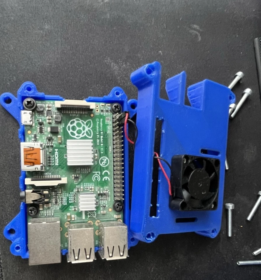 Raspberry Pi Model B+ V.1.2 mit Zubehör: Case, SD Karte, Kamera, Lüfter - Bild 4 von 4