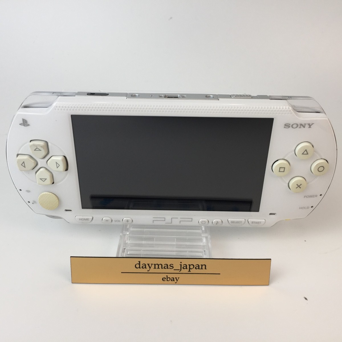 Good】Sony PSP-1000 Ceramic White Console only No Battery Japanese 