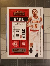 2020-21 Panini Contenders Game Ticket Bronze Parallel Trae Young #5