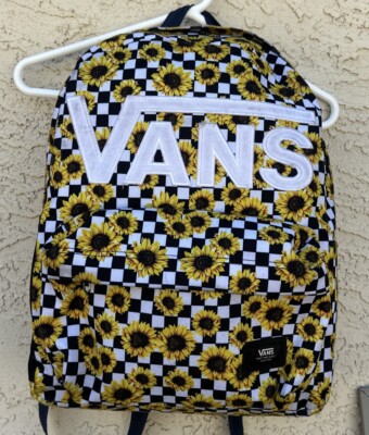 Vans Sunflower Backpack Yellow Checkered Sunflower Vans Backpack
