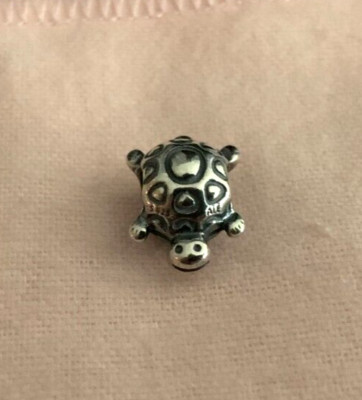 Authentic Pandora Sterling Silver Sea Turtle Charm 790158 NEW RETIRED