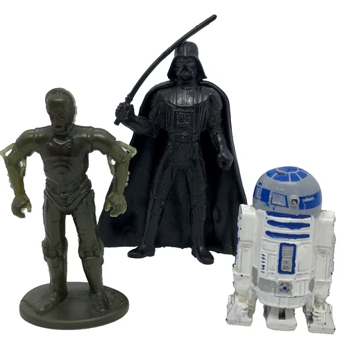 Star Wars Argentina 90s complete SET bootleg Potf2 Like Darth Vader R2-D2 C-3PO