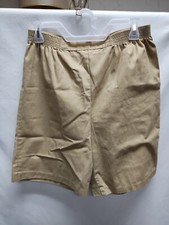 Vintage Sears Chino High Rise 7.25-Inch Inseam Dark Khaki Shorts - Women's 16 R