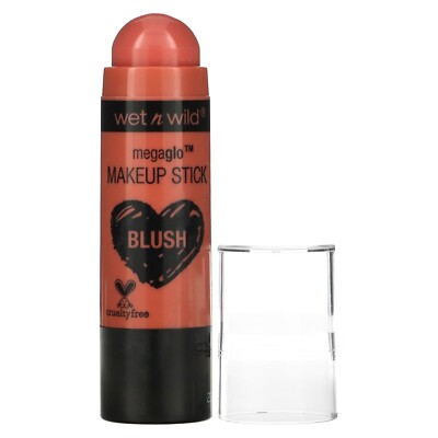 Wet n wild, MegaGlo Make-up Stick, errötet, Blumenmuster Mehrheit, 0,21 Unzen (6 g)