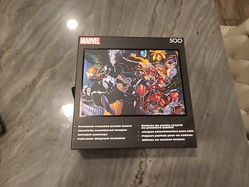 Marvel Silver Noir Select The Amazing Spider Man #4 500 Puzzle Nuovi Giochi Buffalo - Foto 3 di 6
