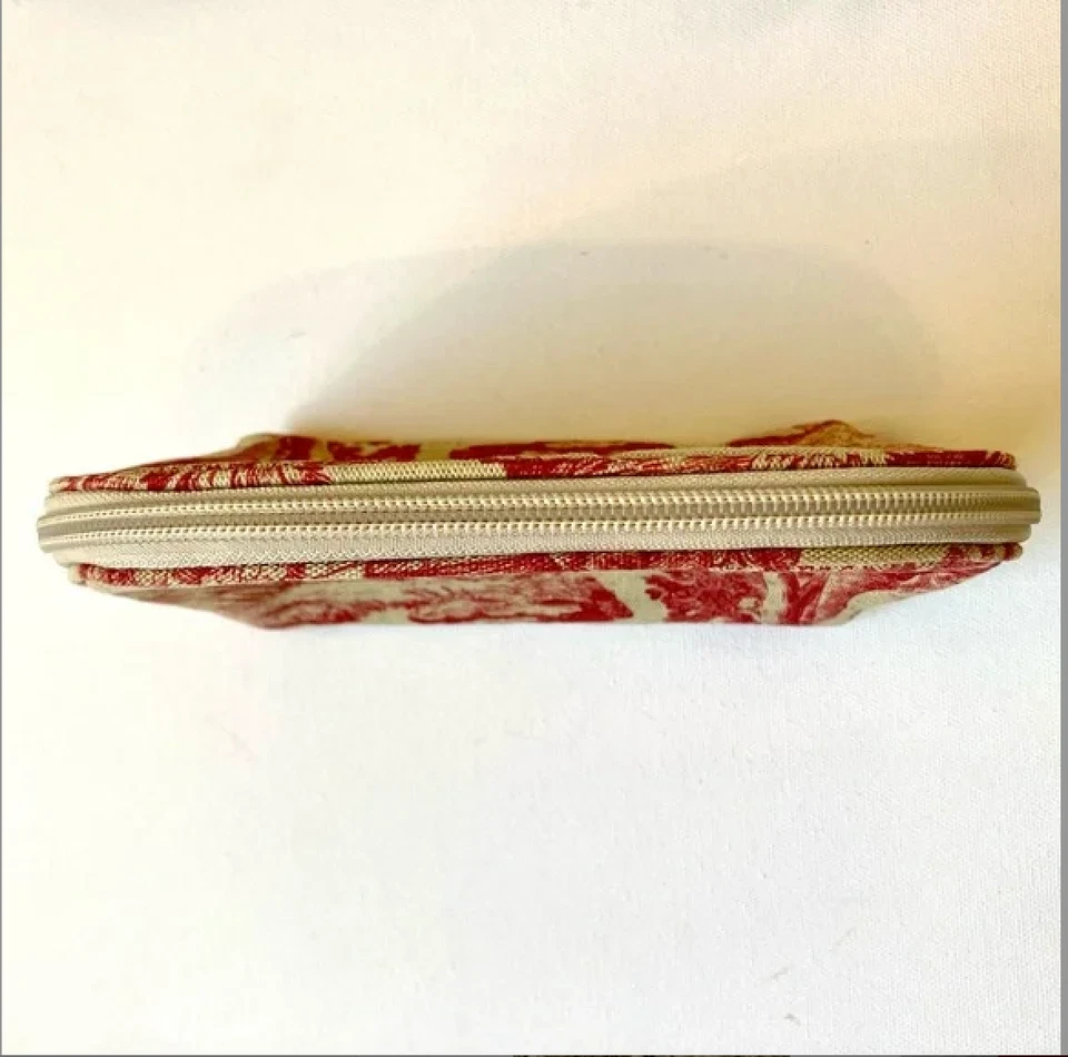 Bolso pequeño con cremallera PIERRE DEUX Vintage Paris Toile De Jouy estampado Foto 3 de 4