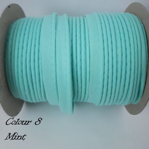 10mm Mint Cotton Bias Binding Tape Cord Flanged Rope Piping 2 Meters (78") eBay