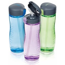 Sistema Hydrate Quick Flip Water Bottle with Straw 800ml - Assorted - 18000630