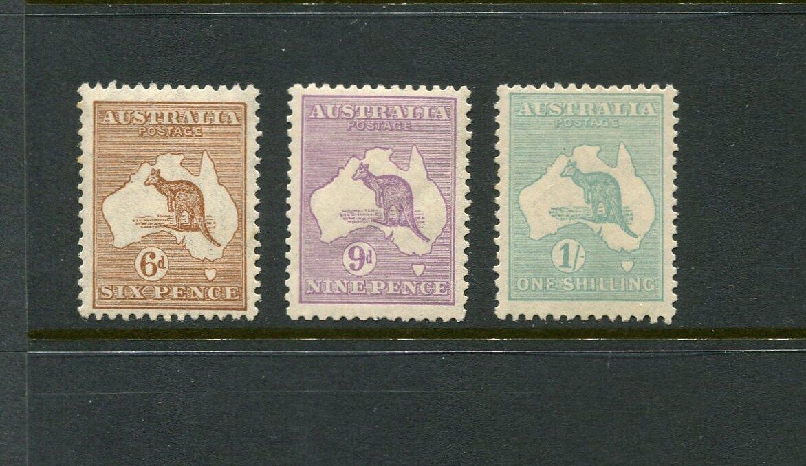 Small Mult Wm Roos 6' to 1/-  FINE UNMOUNTED MINT