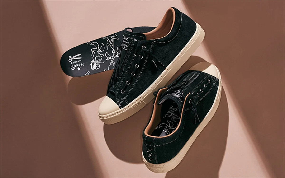 DENHAM CONVERSE ALL STAR COUPE OX DH BLACK 01221185001 US 7.5