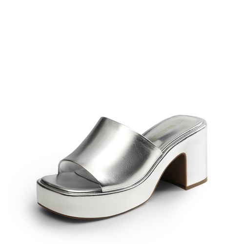Women's Y2K Comfort Chunky Platform Slip-on Square Open Toe Block Heel Sandals - Picture 8 of 20