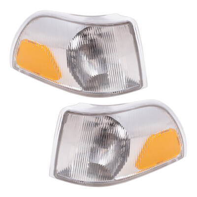 Park Signal Lights Set fits Volvo S70 V70 C70 Pair Corner Marker Lamps & Housing