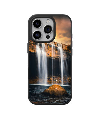 Sunny-Case 2D Case Handyhülle für Samsung S24 ULTRA Canada Wasserfall Platte N