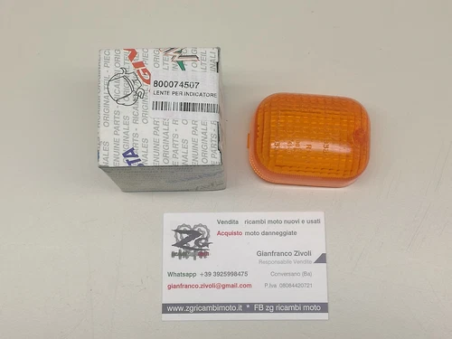 800074507 Genuine MV Agusta Cagiva Ducati Glass Arrow Lens 53240011A