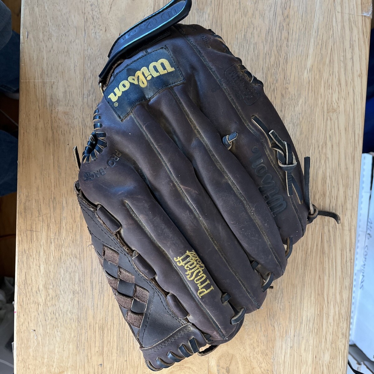 Wilson Pro Staff Gold Series A2300 Used Baseball Leather Glove 14