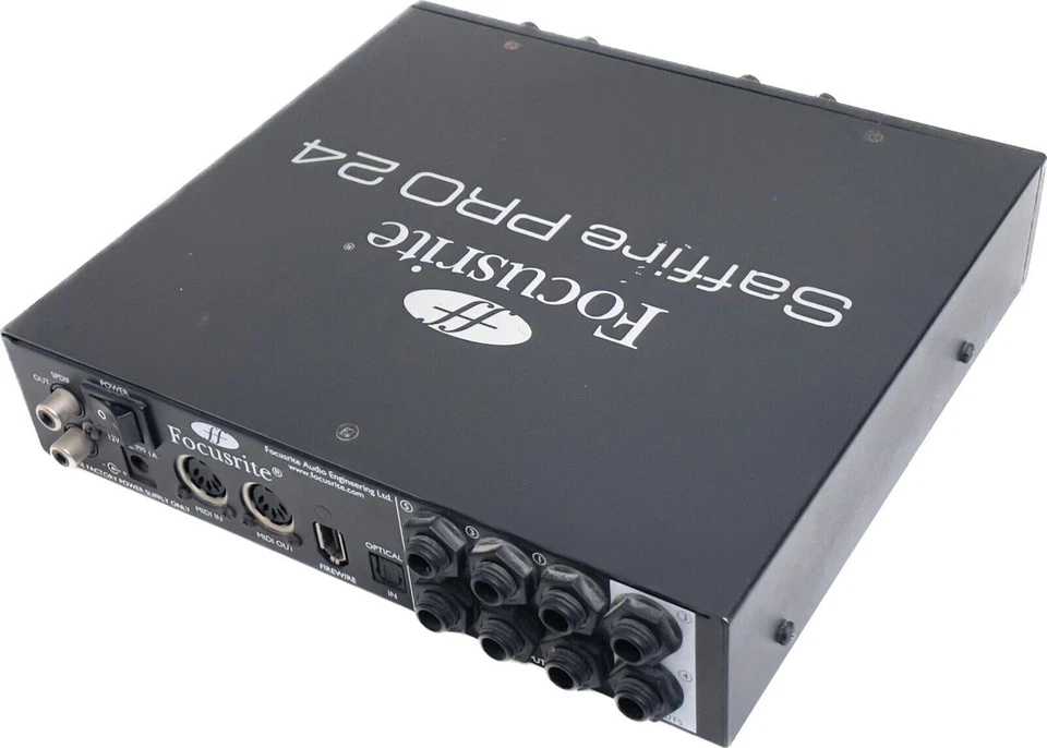 Focusrite Saffire PRO 24 DSP Effects FireWire 400 Audio Interface 6 IN / 8 OUT - Image 4 of 4