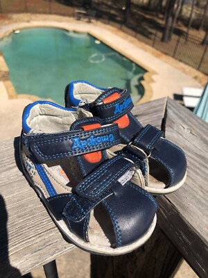 Apakowa Summer Sandal Shoes Toddler Sz 21 Navy Trim (size 5) | eBay