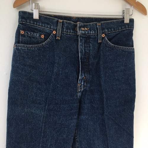 Levi's Vintage 515 Denim Jeans Size 31x31 Mens Retro Straight Leg Riveted - Picture 7 of 9
