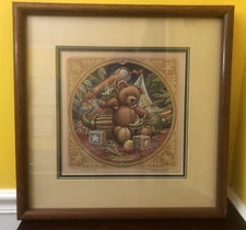 1990 Randal Spangler Artist Proof  "Best Friends" Draglings Framed Art Print COA