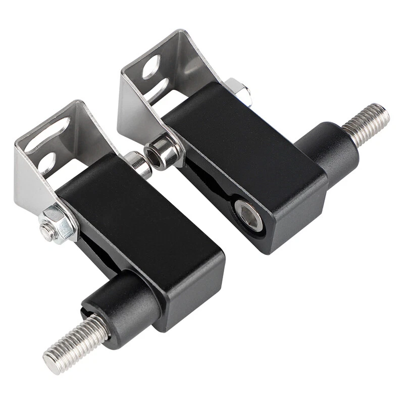 Universal Motorcycle M8 M6 Lower Fork Mount Spotlight Holder Fog Light Bracket - Image 4 of 4