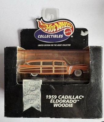 Hot Wheels Collectibles 1959 Cadillac Eldorado Woodie Wagon Orange Surf Woody