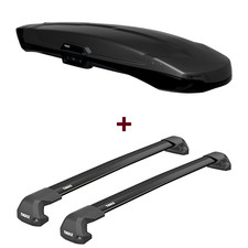 Dachbox Thule Vector Alpine + Dachträger Thule für BMW 1er Fliessheck F70 top