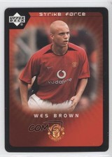 2003 Upper Deck Manchester United Strike Force Wes Brown #71 1t8