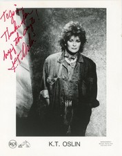 K. T. Oslin - Signed B&W Photograph