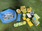 Vintage 1970’s  Barbie Inflatable Puff N Play Furniture Swimming Pool Lot
