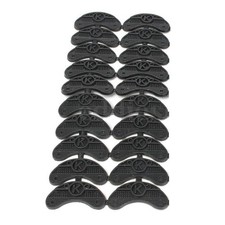 20Pcs Rubber Sole Heel Savers Toe Plates Tap DIY Glue On Shoes Pad Replacement