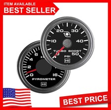 Hewitt Combo Pyrometer Boost Gauge 50psi Kit 1 Set