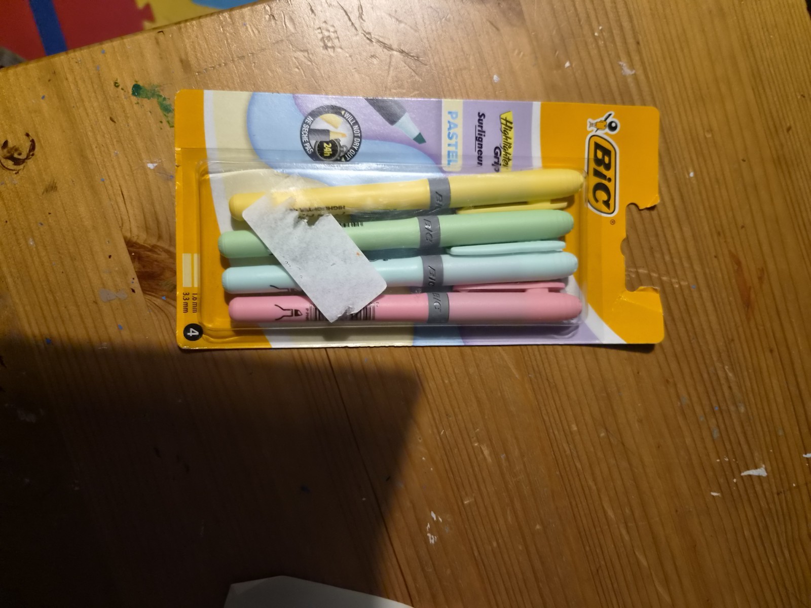 Bic Highlighter Grip Assorted Pastel (4 Pack) - Image 2