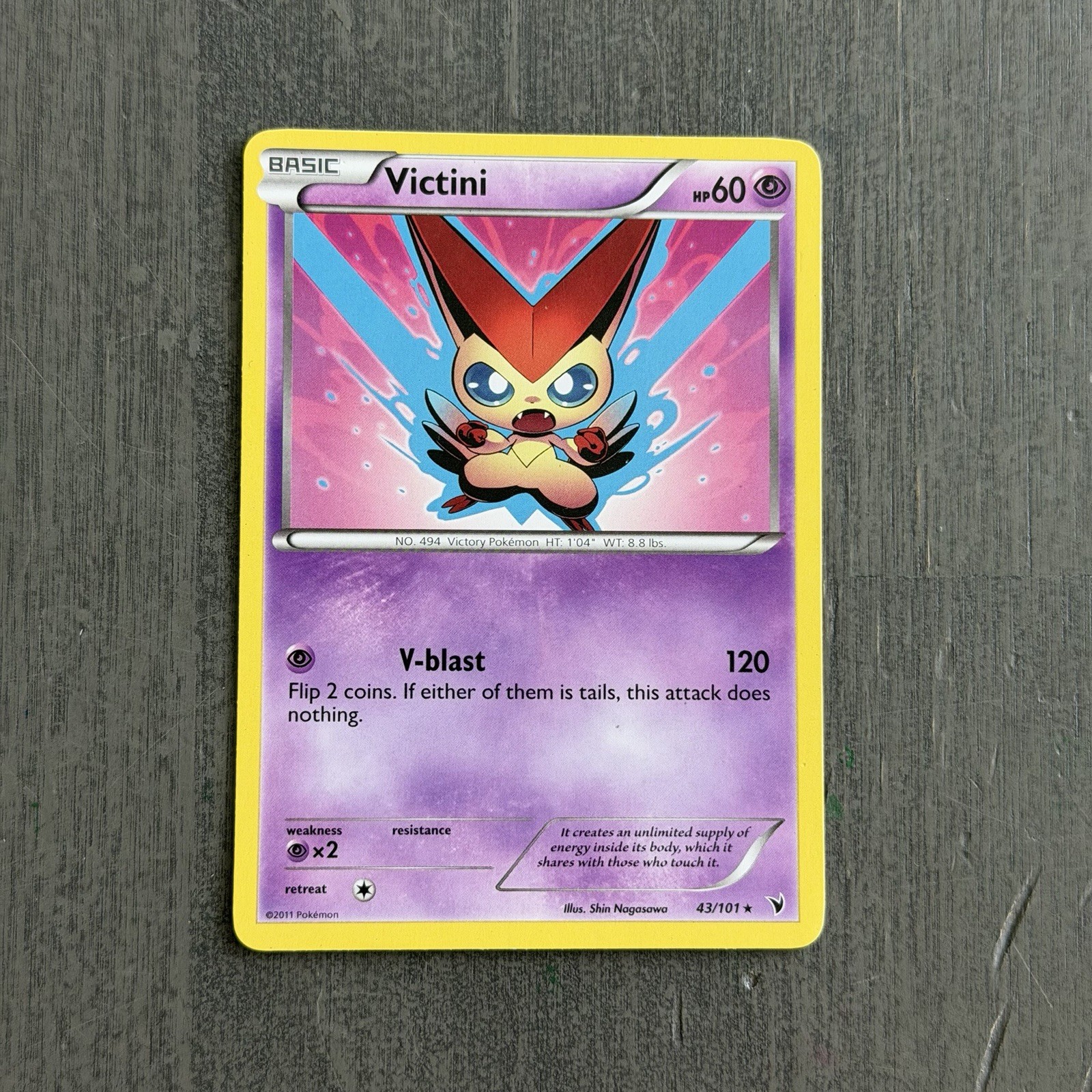 Victini (43/101) - BW: Noble Victories Rare - Pokemon Card