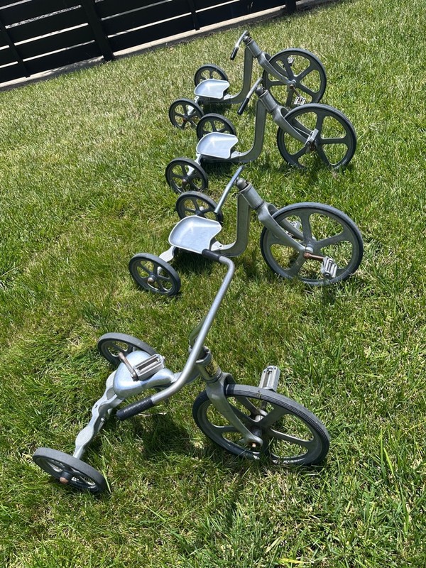 Vintage Aluminum Anthony Brothers Convert-O Bike  Trike Bicycle "PICK UP ONLY"