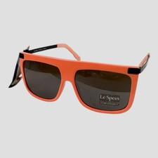 Le Specs Sunglasses Vintage Neon Festival New Womens Square Frame Chaos Sunnies