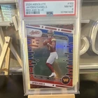 Panini 2024 Absolute Jayden Daniels Rookie Red & Blue PSA 8 #102 Commanders