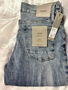 HUDSON Kick Flare Legacy Denim Men's Jeans Blue Light Wash 5-Pocket Design
